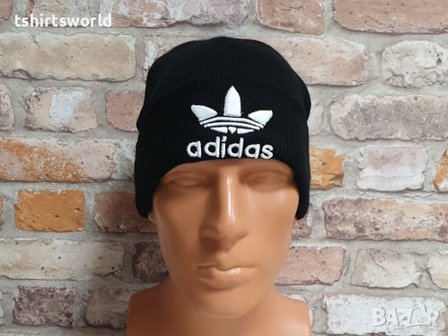 Нова зимна шапка на марката ADIDAS (Адидас) с подгъв, снимка 6 - Шапки - 43281000