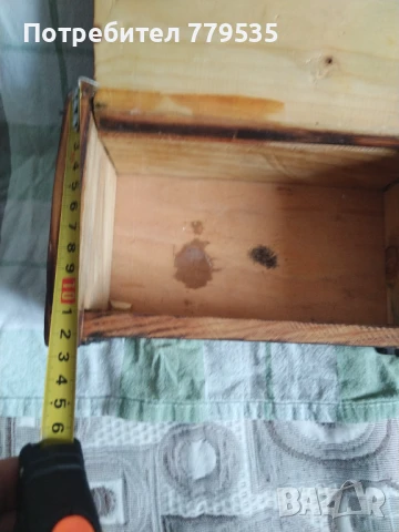 СТАРА ДЪРВЕНА КУТИЯ, снимка 7 - Други ценни предмети - 50529477