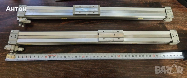 Безпрътови пневматични линейни актуатори (цилиндри) SMC, снимка 3 - Други инструменти - 52828501