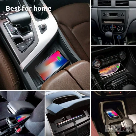 Безжично зарядно за кола, POLMXS 15W , снимка 2 - Зарядни за кола - 51052844