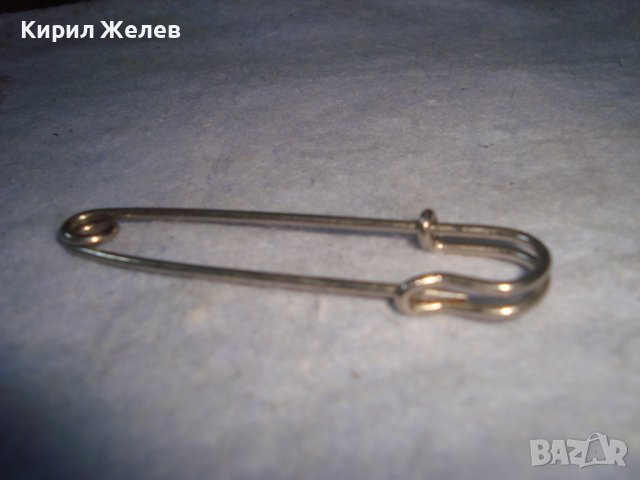 СТАРА СРЕБРСТА ИГЛА ФИБУЛА РЕТРО НАКИТ УКРАШЕНИЕ БРОШКА 92781, снимка 4 - Антикварни и старинни предмети - 37620453