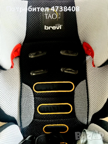 BREVI TAO Стол за кола за деца 9-36 кг. БЕЗ изофикс, снимка 2 - Столчета за кола и колело - 53484150