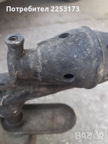 Бронзова бензинова лампа с помпа, снимка 2 - Декорация за дома - 36591768