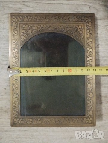 Стара рамка за снимка, снимка 3 - Антикварни и старинни предмети - 43480404