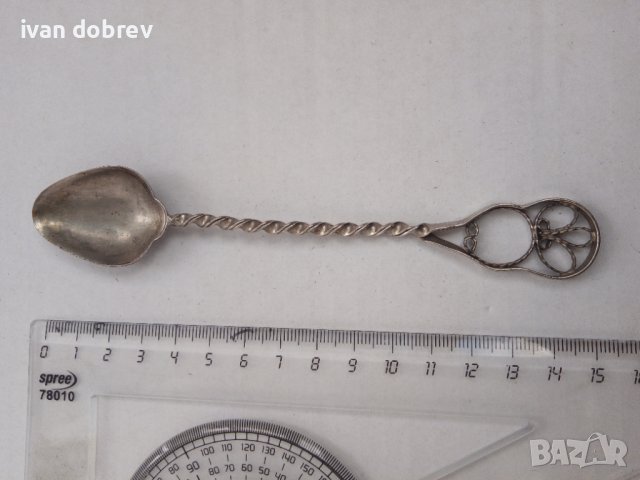 Стара лъжичка, лъжица, снимка 5 - Прибори за хранене, готвене и сервиране - 39933495