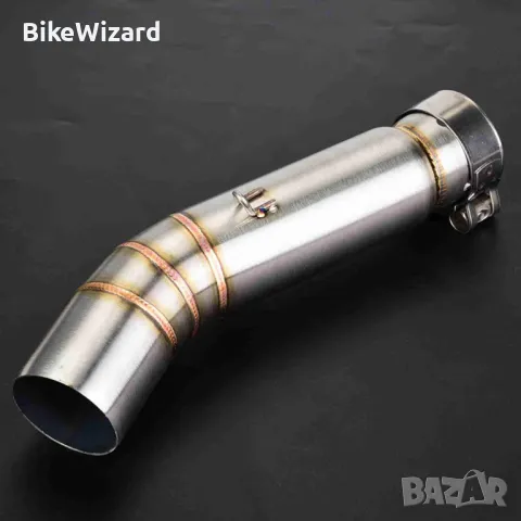 Средна изпускателна тръба Qiilu 4 части за CBR400R CBR500R 2013-2015 НОВА, снимка 2 - Части - 48553440