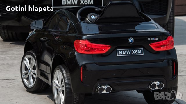 Акумулаторен джип BMW X6М акумулаторни джипове, снимка 4 - Детски велосипеди, триколки и коли - 12493839