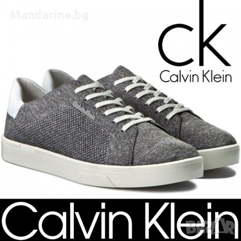 ПРОМО 🍊 CALVIN KLEIN 🍊 Дамски спортни обувки PALE BLACK № 37-38-39-40 нови с кутия, снимка 7 - Кецове - 26668743