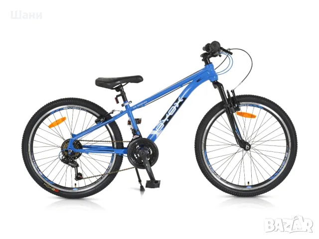 Чисто нов велосипед Byox Whizzy 24” | Син | 21 Shimano скорости, снимка 2 - Детски велосипеди, триколки и коли - 50239448