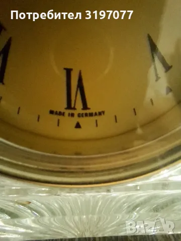 Немски кристален часовник Mikasa, снимка 8 - Антикварни и старинни предмети - 49831128