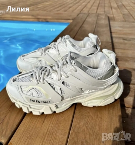 Balenciaga Track White , снимка 3 - Маратонки - 51578790