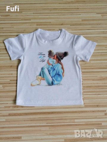 Тениска по дизайн и надпис на клиента.Също и за малки деца и бебета, снимка 8 - Тениски - 32606410