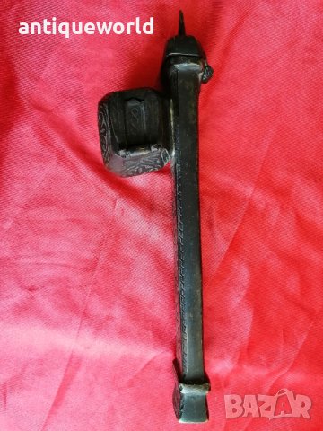 Стар ОСМАНСКИ Девит , Дивит , Мастилница с ТУГРА, снимка 3 - Антикварни и старинни предмети - 37310956