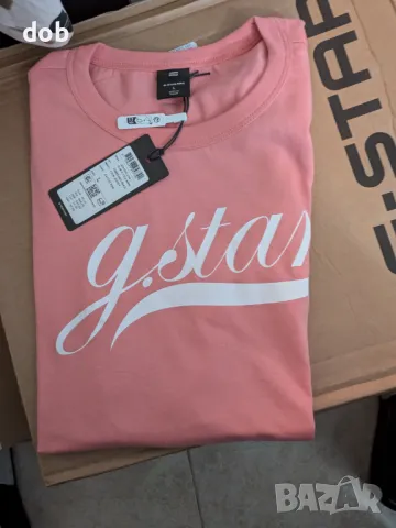 Нова дамска тениска G Star RAW Graphic, оригинал, снимка 6 - Тениски - 48984230