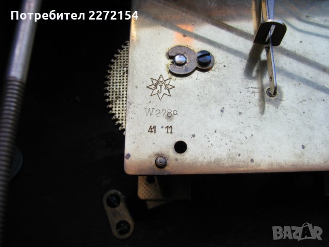 Каминен часовник Юнгханс, снимка 9 - Антикварни и старинни предмети - 28467701