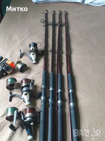 Шекспир МГ супаспин 2,70м с макари , снимка 13 - Въдици - 50334391