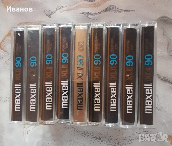 Аудио касети Maxell XLII - 90мин - хром/със златна рамка / , снимка 1