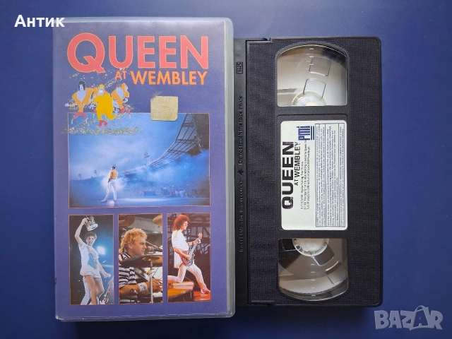 Видеокасети VHS QUEEN The Fredie Mercury Tribute Концерт на Стадион Уембли '86 год./ НI-Fi Stereo, снимка 7 - Колекции - 52908913