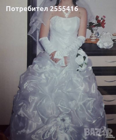 Булчинска рокля+ръкавици