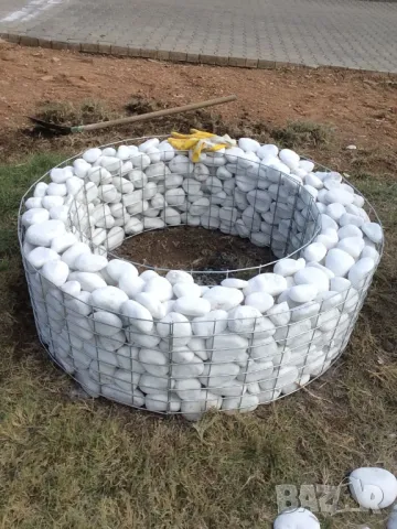 Габиони цветарници и повдигнати лехи --Кашпи, Саксии --Интериор, барбекю, езерце, водопад.. Декорати, снимка 10 - Градински мебели, декорация  - 47531053