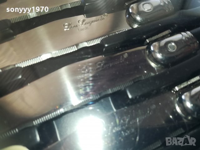 laguiole 6бр BLACK-knives france 0804211542, снимка 9 - Други ценни предмети - 32475201