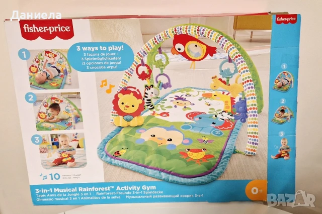Активна гимнастика Fisher Price , снимка 4 - Музикални играчки - 50901539