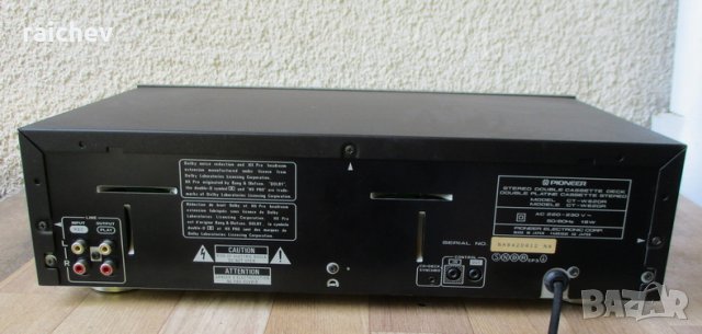 ★ █▬█ █ ▀█▀ ★ PIONEER CT-W620R – Двойнокасетен дек от висок клас., снимка 12 - Декове - 33555705