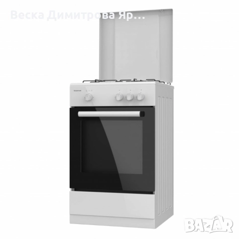 Газова печка Taurus CIG3FWHMG – 3 горелки, газова фурна 43 л, 9850 W, с дефект, снимка 4 - Печки, фурни - 52055812