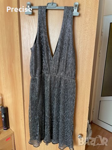 Официална рокля в сребърно, снимка 13 - Рокли - 33632536