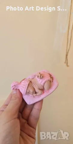 ~•°Гипсова фигурка за всеки повод "Спящо бебче"°•~, снимка 12 - Фигурки - 48728445