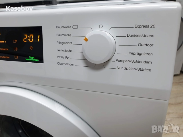 Miele W1 Series Black & White Пералня Миеле 12м Гаранция, снимка 4 - Перални - 52795143