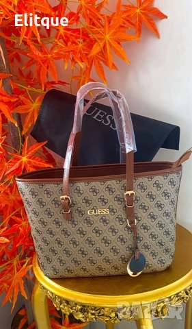 чанти large the tote bag guess