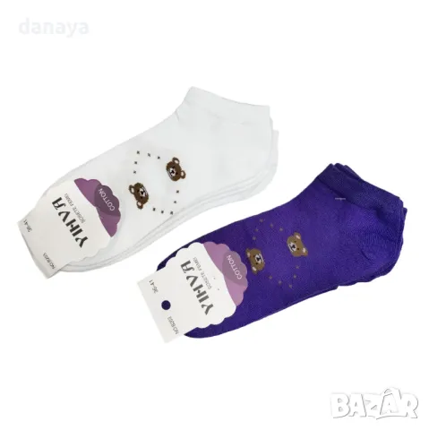 5419 2 чифта чорапи за маратонки Мечета, 36-41 номер, снимка 3 - Дамски чорапи - 47939780