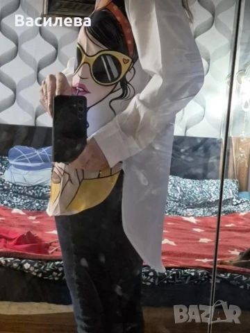 Риза с принт., снимка 5 - Ризи - 53366081