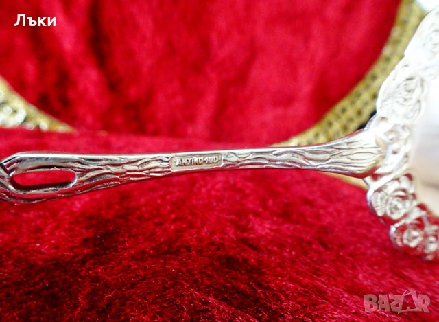 Посребрена шпатула Antiko,рози,барок. , снимка 7 - Прибори за хранене, готвене и сервиране - 35350199