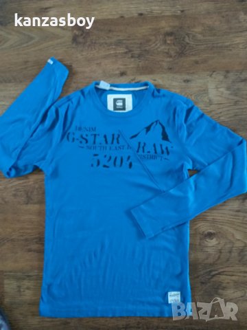 g-star - страхотна мъжка блуза КАТО НОВА, снимка 4 - Блузи - 42994177