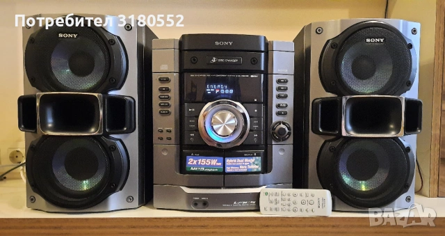 аудио система SONY с дист-топ състояние