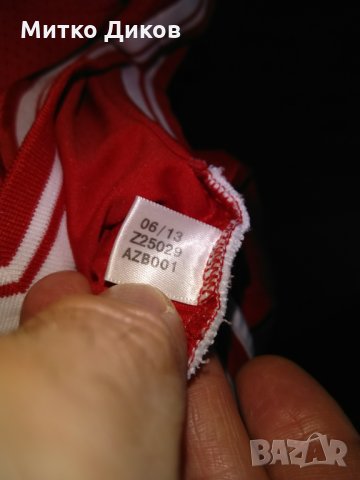 Байерн Мюнхен тениска 2013-14 Адидас №6 Тиаго игрална с бадж размер ХХХЛ, снимка 14 - Футбол - 28751092