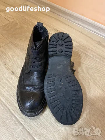 Мъжки боти от естествена кожа, снимка 3 - Мъжки боти - 44458768