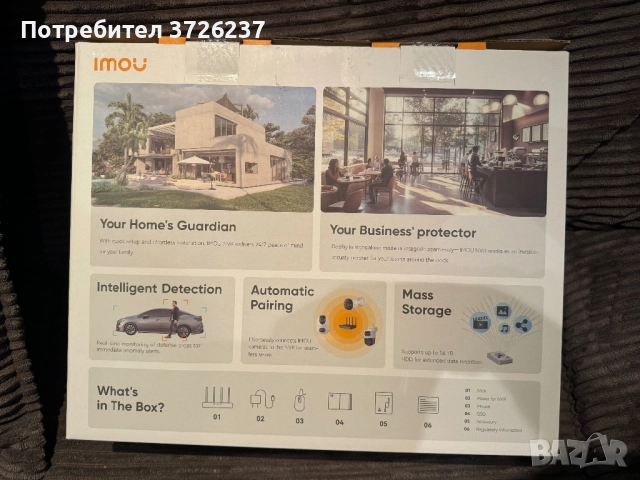 IMOU Smart Wi-Fi Recorder N110W — 10-канален Wi-Fi видеорекордер, снимка 2 - Комплекти за видеонаблюдение - 52528696