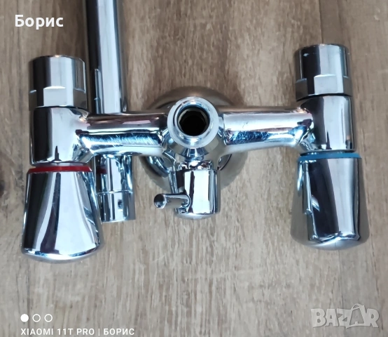 Душ система със смесител Vidima SevaTrio, снимка 4 - ВИК - 52949358