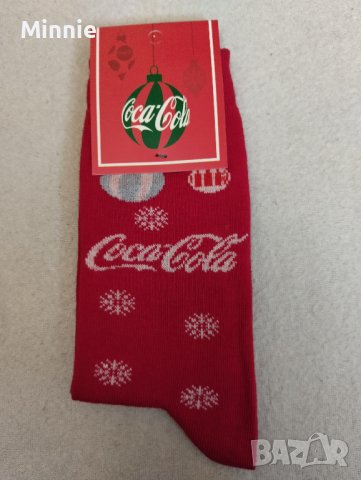 Чорапи с коледни мотиви Coca Cola