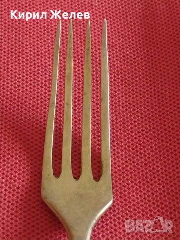 Стара вилица за десерт с маркировка DIRI GOLD за КОЛЕКЦИОНЕРИ 42217, снимка 2 - Други ценни предмети - 43832816