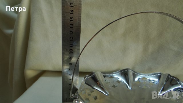 Ажурна метална кошница - фруктиера, снимка 6 - Други - 37707498