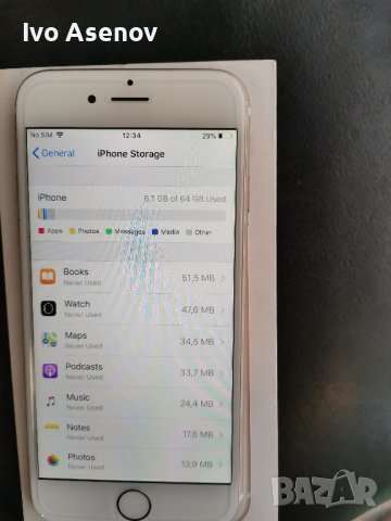 IPhone 6 64Gb нова батерия, снимка 2 - Apple iPhone - 43283912