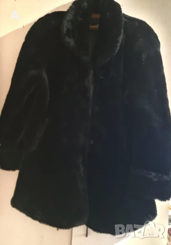 Еко палто пелерина почти ново , снимка 2 - Палта, манта - 53174544