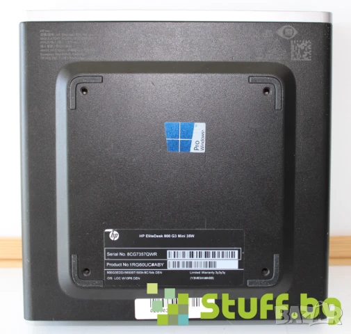 HP EliteDesk 800 G3 Mini i5-6500T/8GB RAM/256GB SDD, снимка 3 - Работни компютри - 50640326