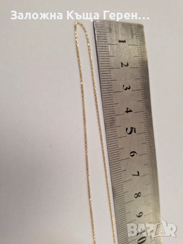 Дамски златен синджир - 1,00 гр., снимка 2 - Колиета, медальони, синджири - 52802606