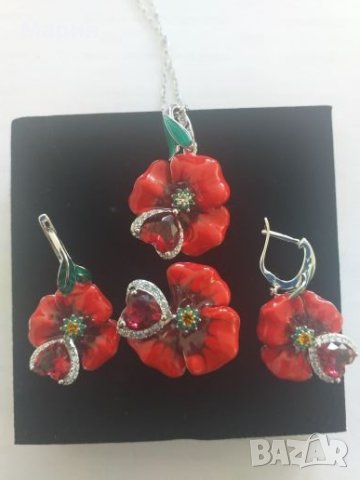 Италиански сребърен комплект 