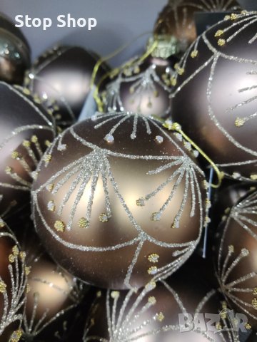 Стъклени коледни топки Christmas , снимка 3 - Декорация за дома - 42992304